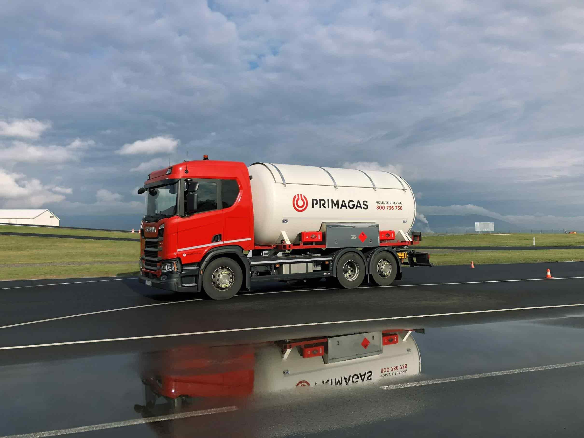 Dodávky LPG v autocisterně